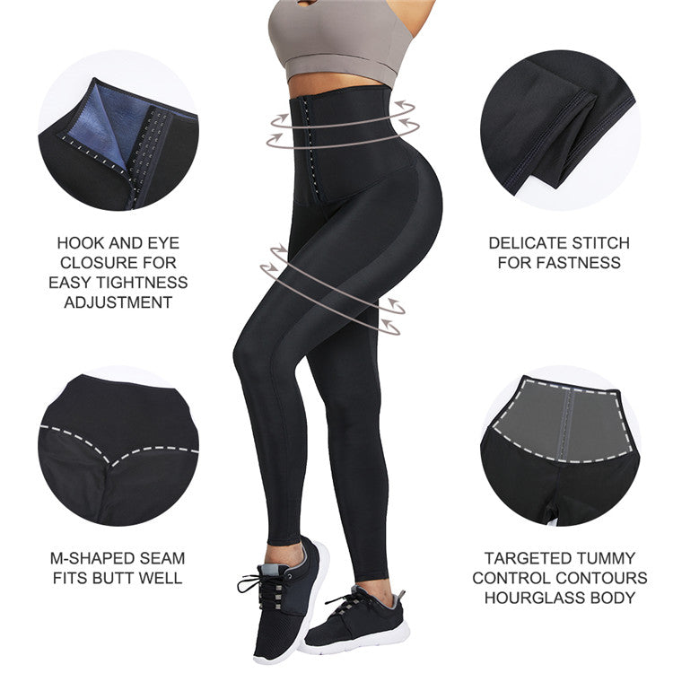 Hetaste Shapewear Korsett Leggings / Leggings med svedbånd