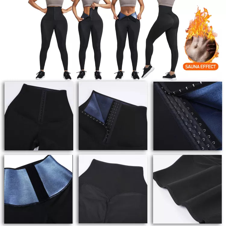 Hetaste Shapewear Korsett Leggings / Leggings med svedbånd