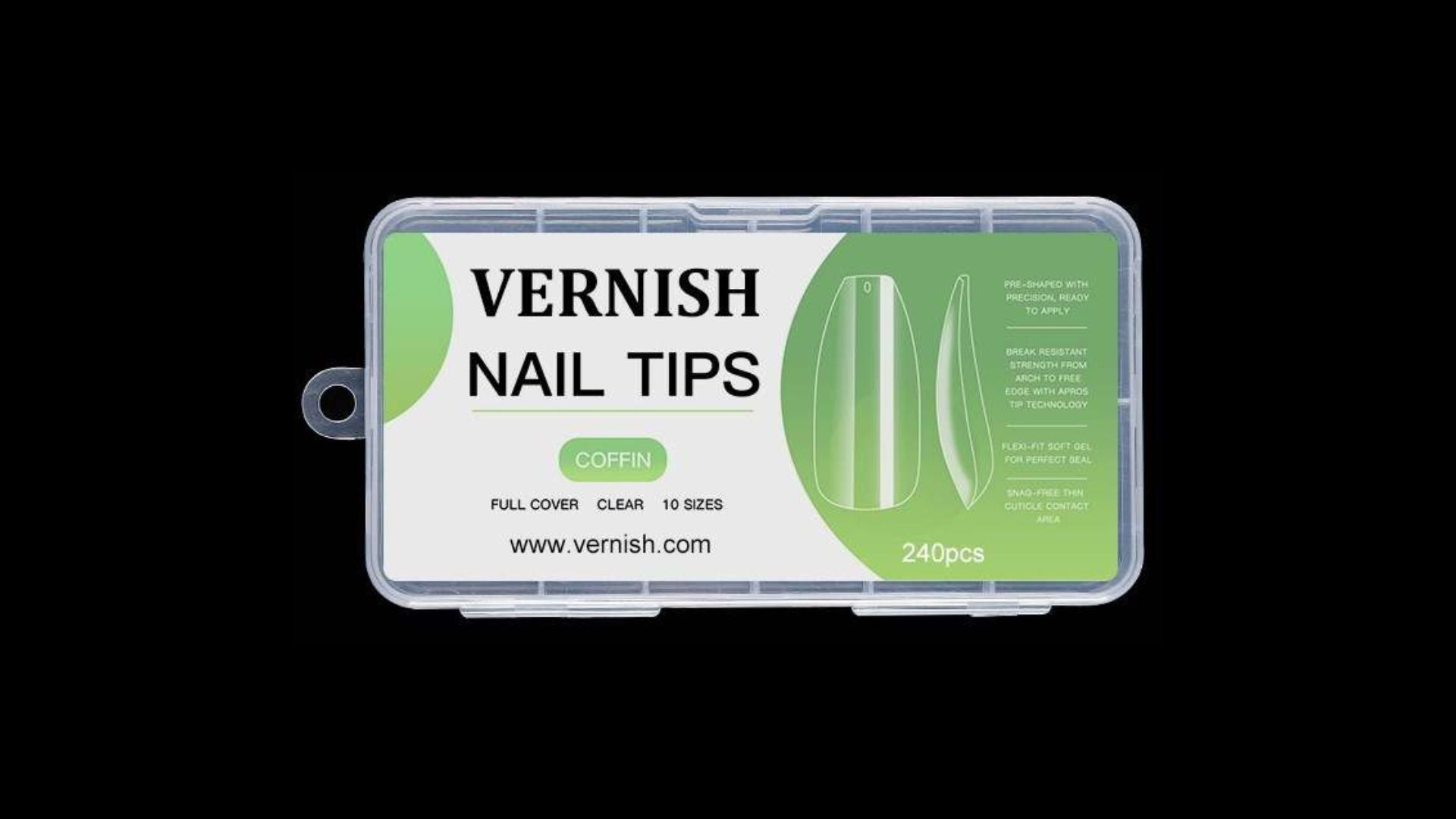 Coffin Nageltippar Full Cover