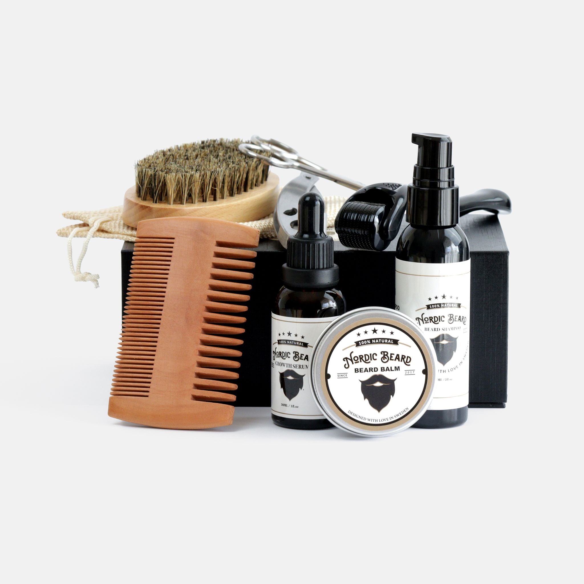 Skjeggvekstsett / Beard Growth Kit 10 STK