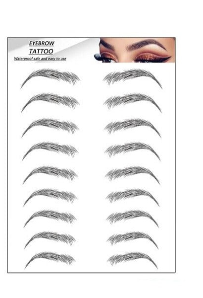 Ögonbryn Tattoo Eyebrow Tattoo 4D Black
